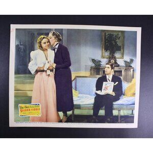 1939 Second Fiddle original lobby card 11x14", Sonja Henie, Tyrone Power,